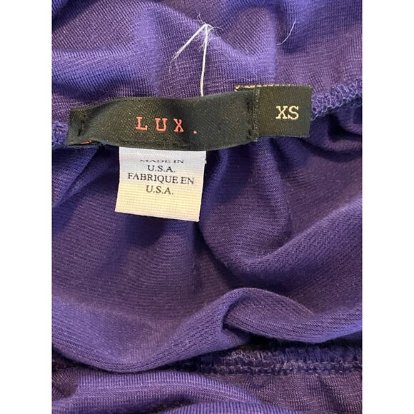 Urban Outfitters LUX Purple Fit & Flare Lace Back Mini Dress Size XS - Picture 10 of 12